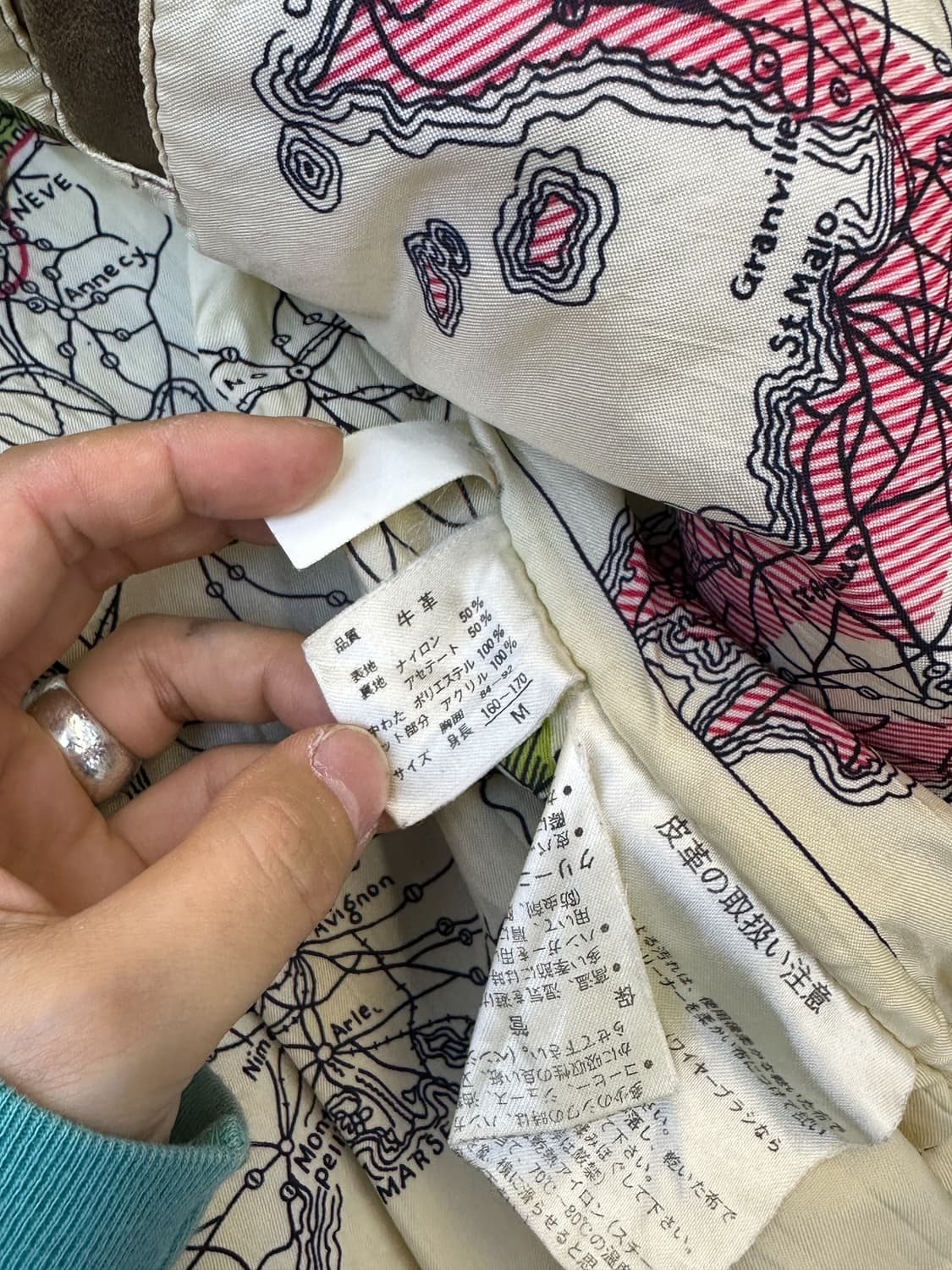 빈티지 U.S.A.F 타입 A-2 레더 자켓 상품이미지7