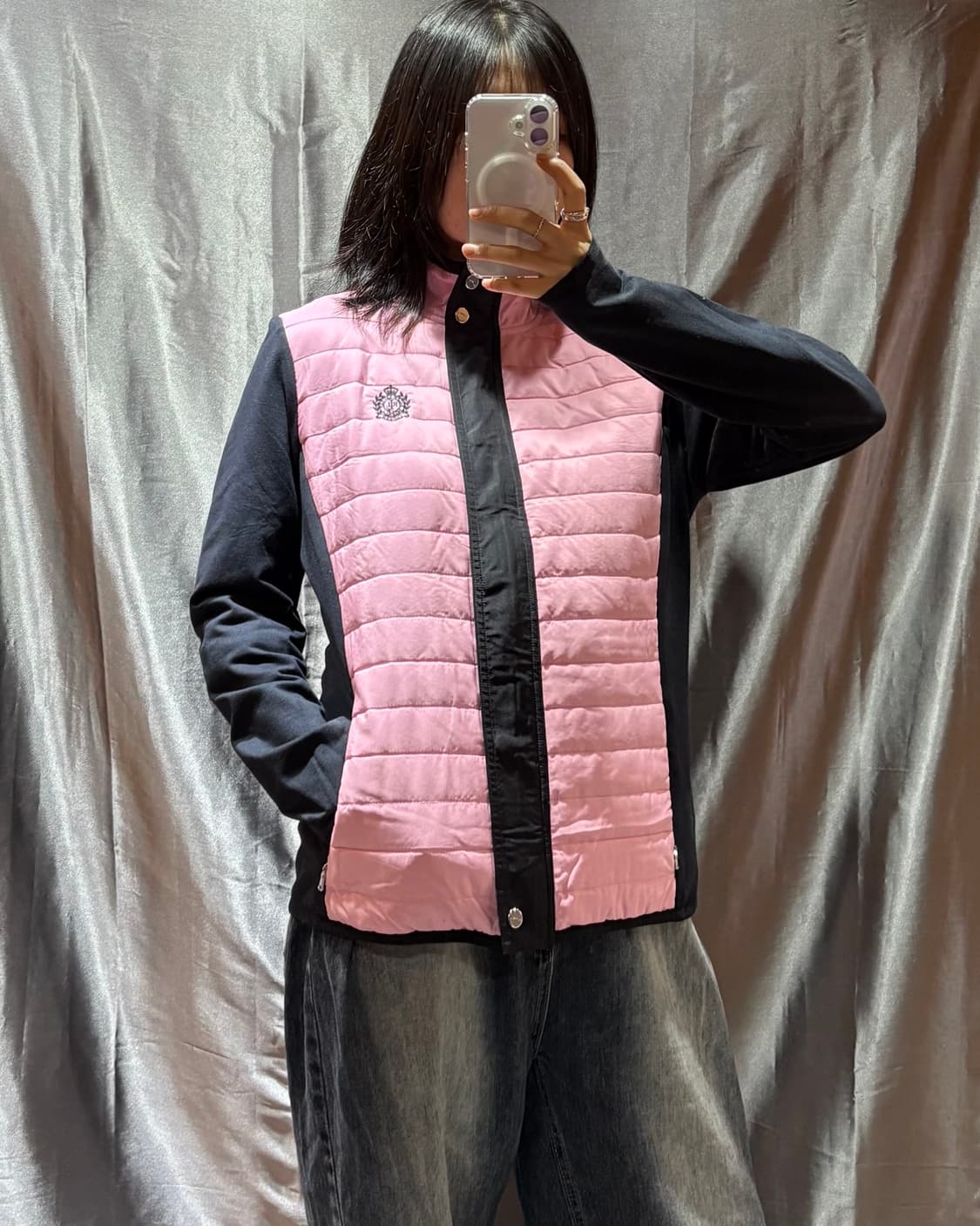 L 폴로랄프로렌 우먼스 핑크 퀄링 자켓 상품이미지1