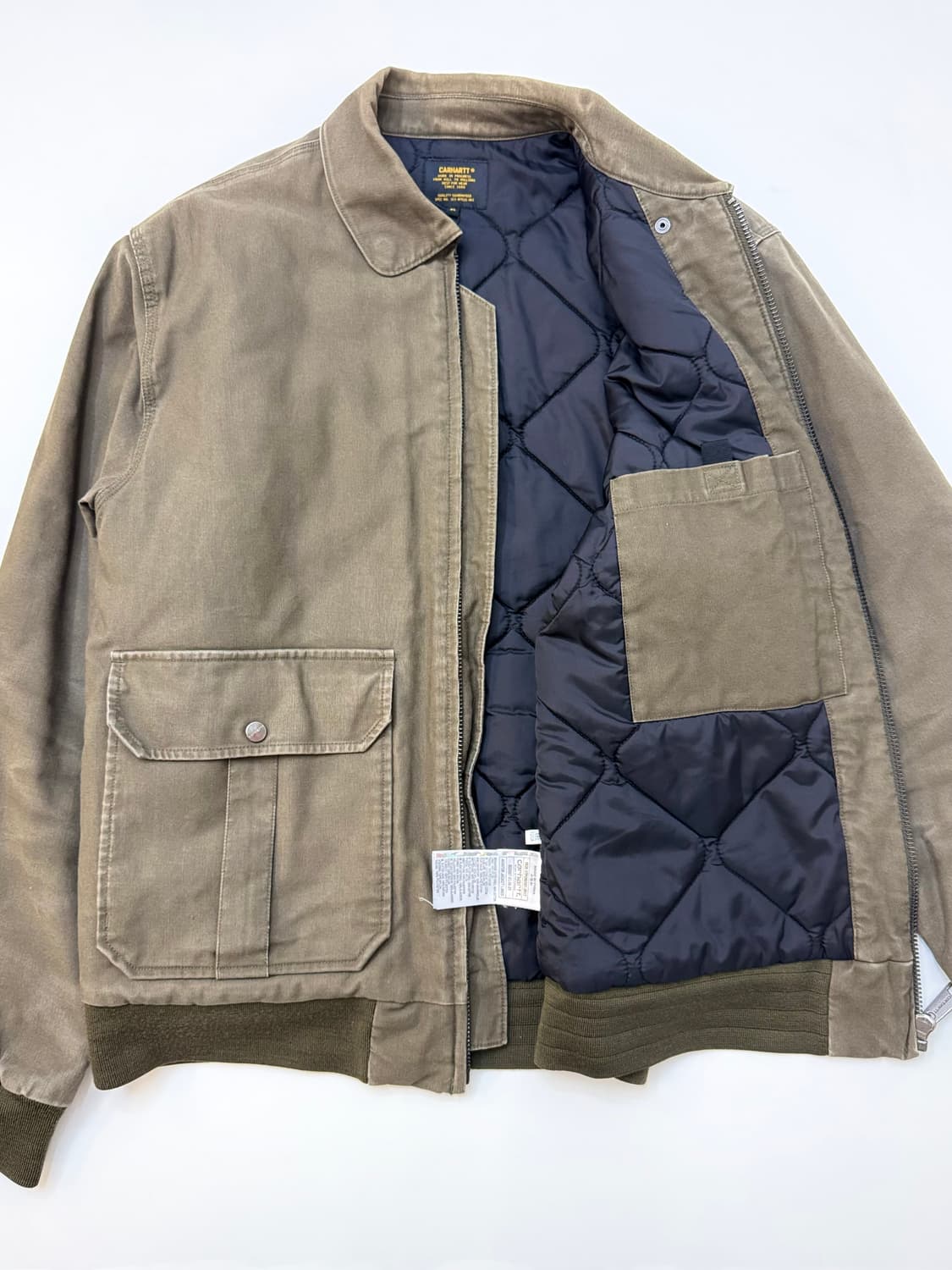 Carhartt 칼하트 WIP 애비에이터 헤비코튼 카키색상 워크자켓  상품이미지6