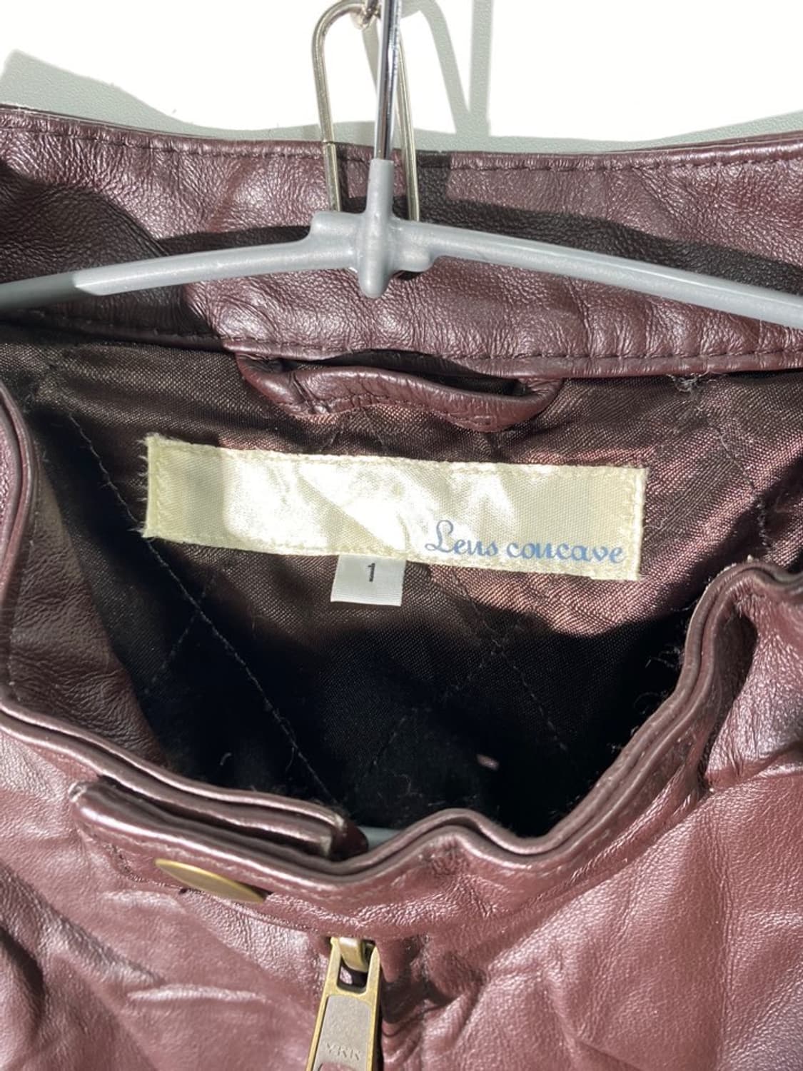 leno concave 리얼 레더 블루종 상품이미지3