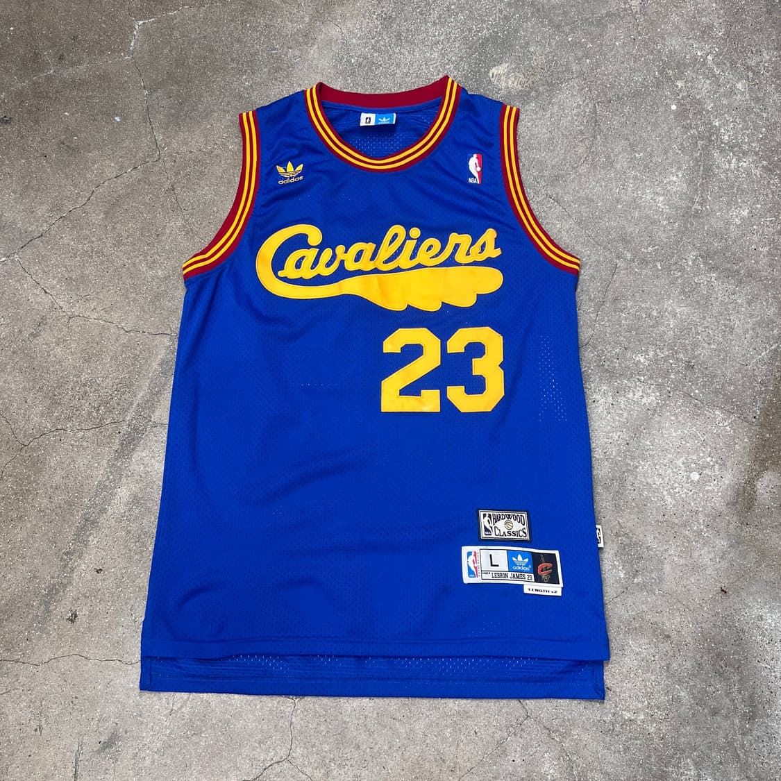 제임스 르브론 Adidas Hardwood Classics 져지 상품이미지1