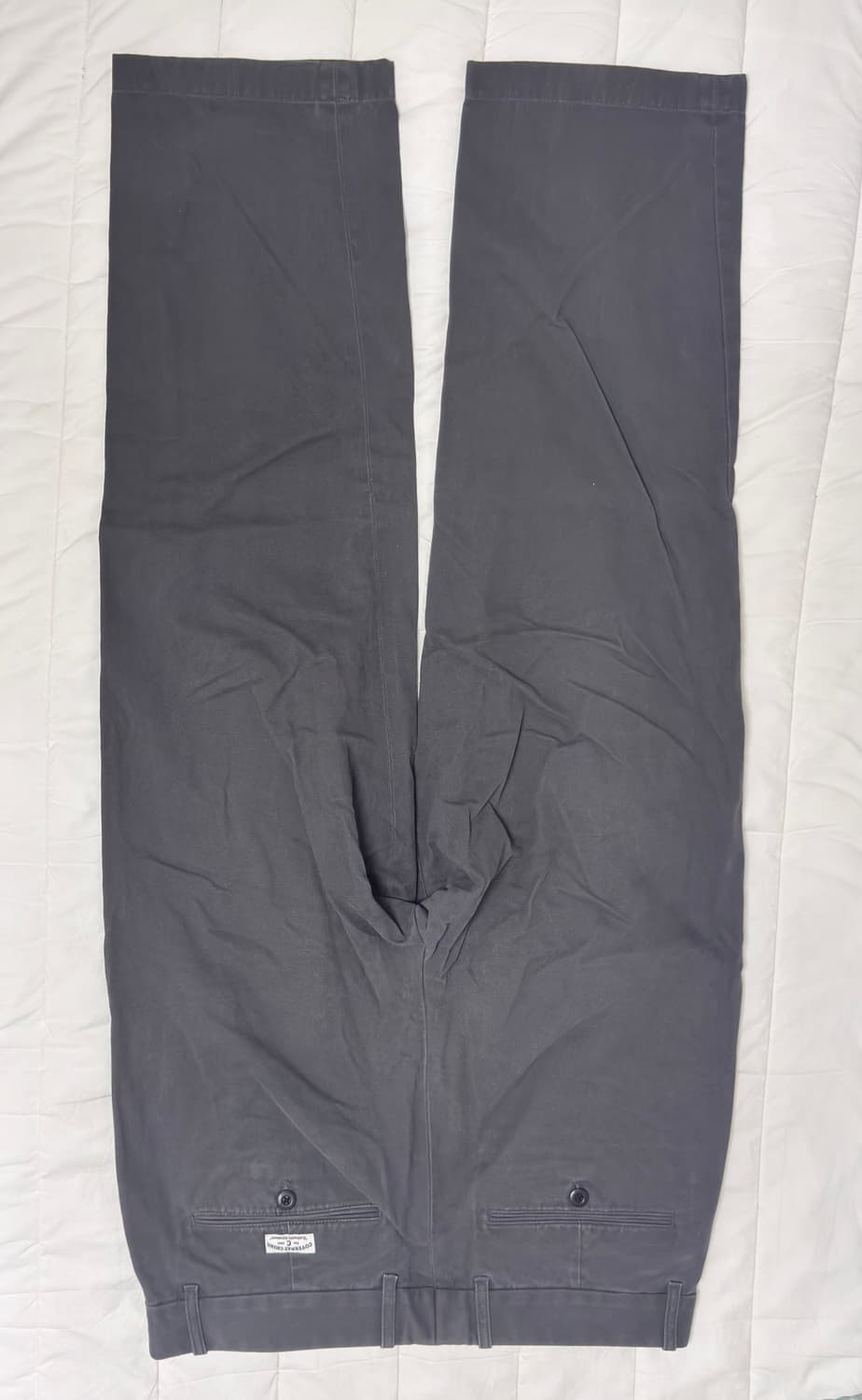 커버낫 와이드 치노 팬츠 차콜 라지 상품이미지2