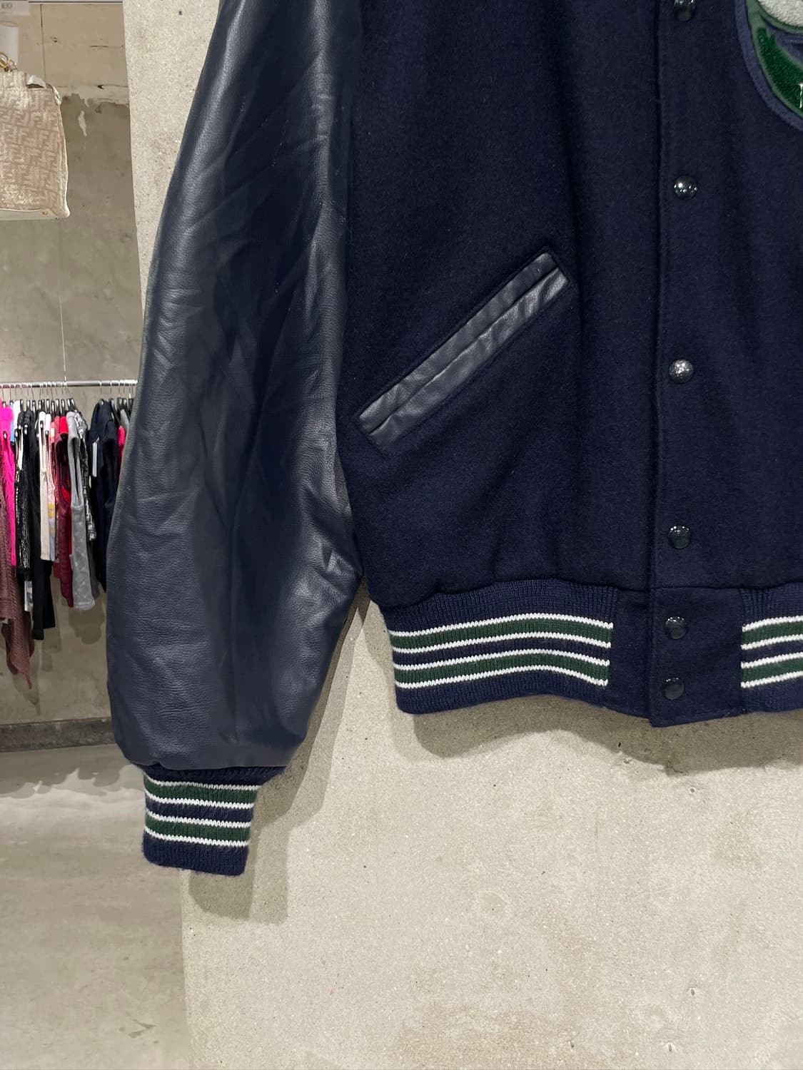 usa 빈티지 더 우드랜드 바시티 자켓 상품이미지4