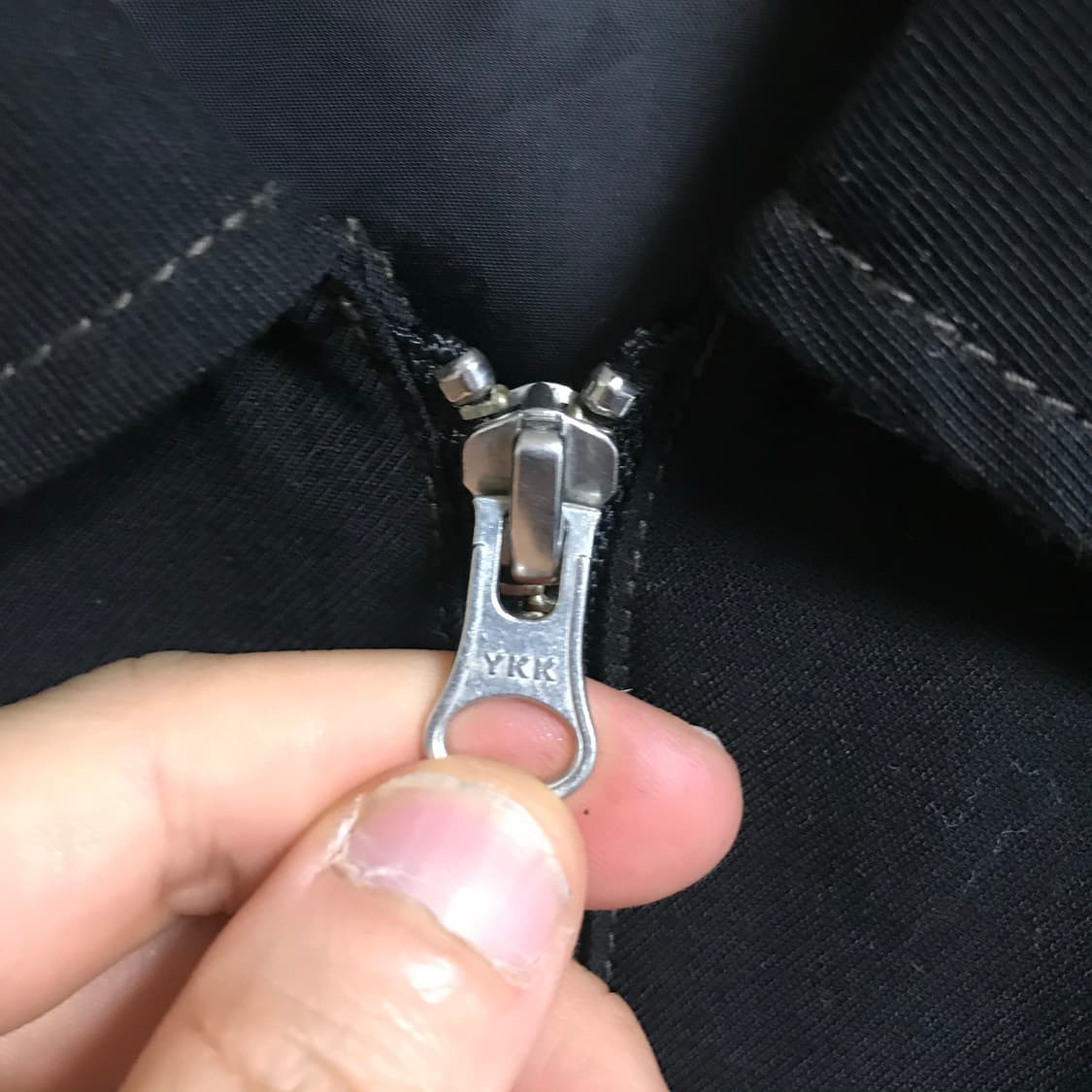 인사일런스 블랙 드레이프 블루종 상품이미지4