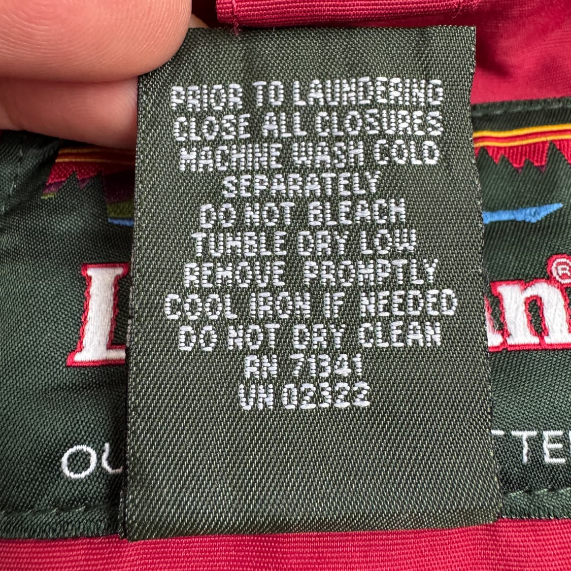 엘엘빈 고프코어 마운틴 바람막이 자켓 상품이미지9