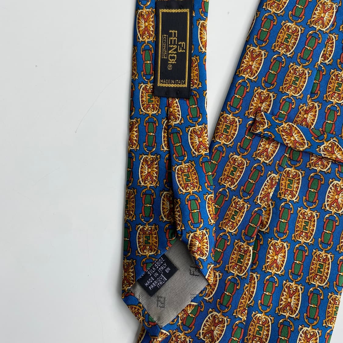 펜디 (FENDI) 모노그램 정품 명품 넥타이 10.2cm 상품이미지6