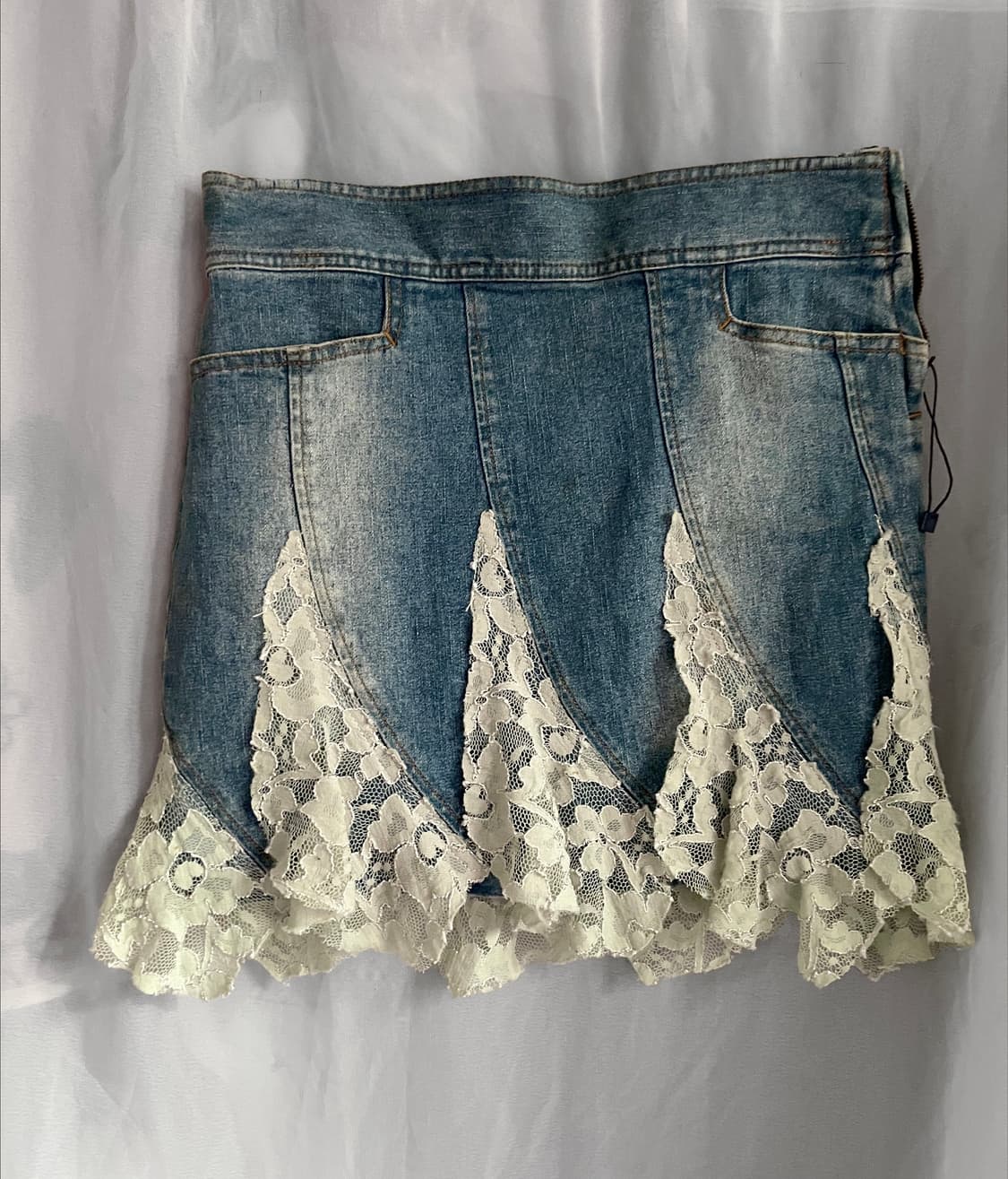 Axes femme 엑시즈팜 리본 비즈 탑+페어리그런지 스커트 상품이미지4