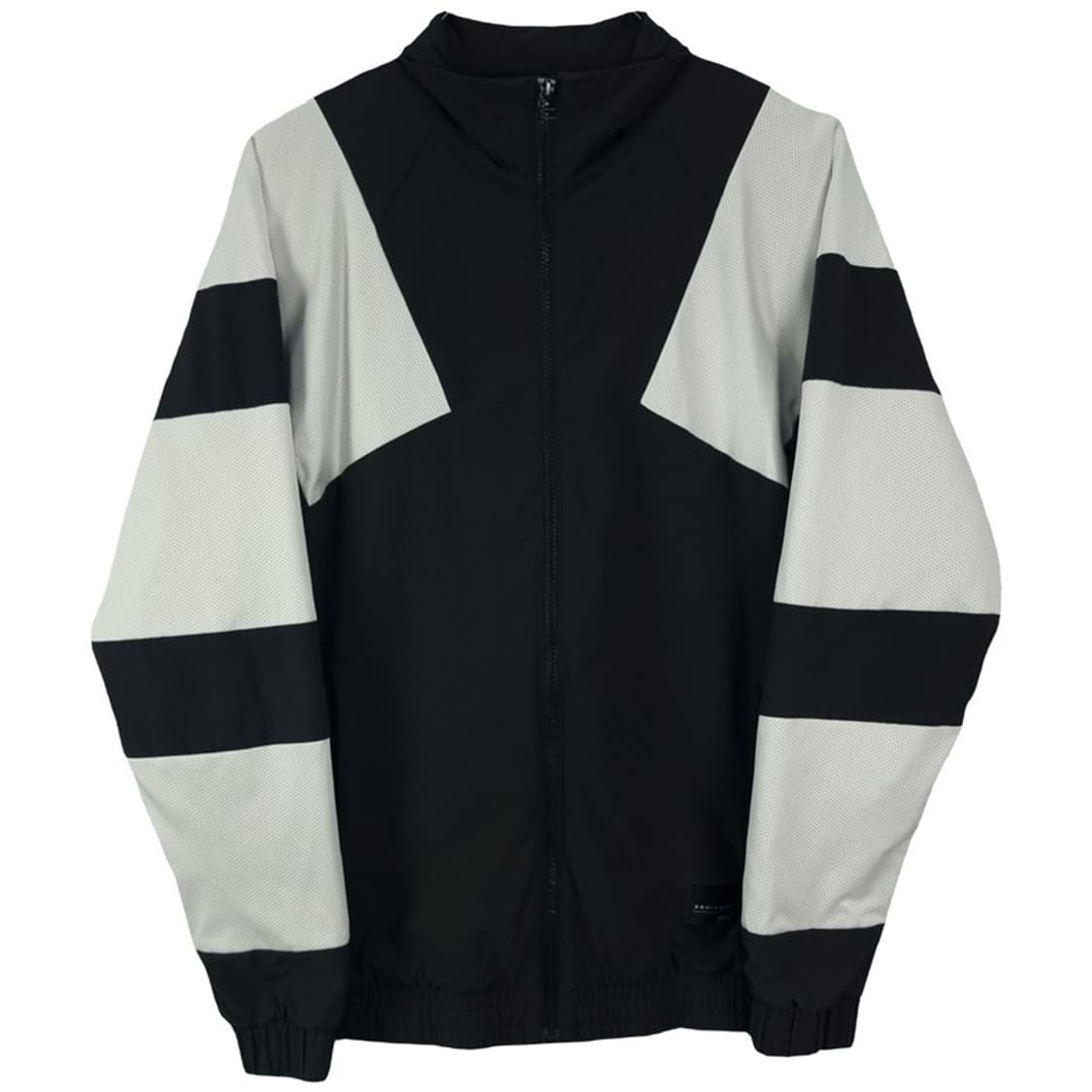 [아디다스] 블럭 배색 집업 바람막이 자켓 블랙 M19360 상품이미지2