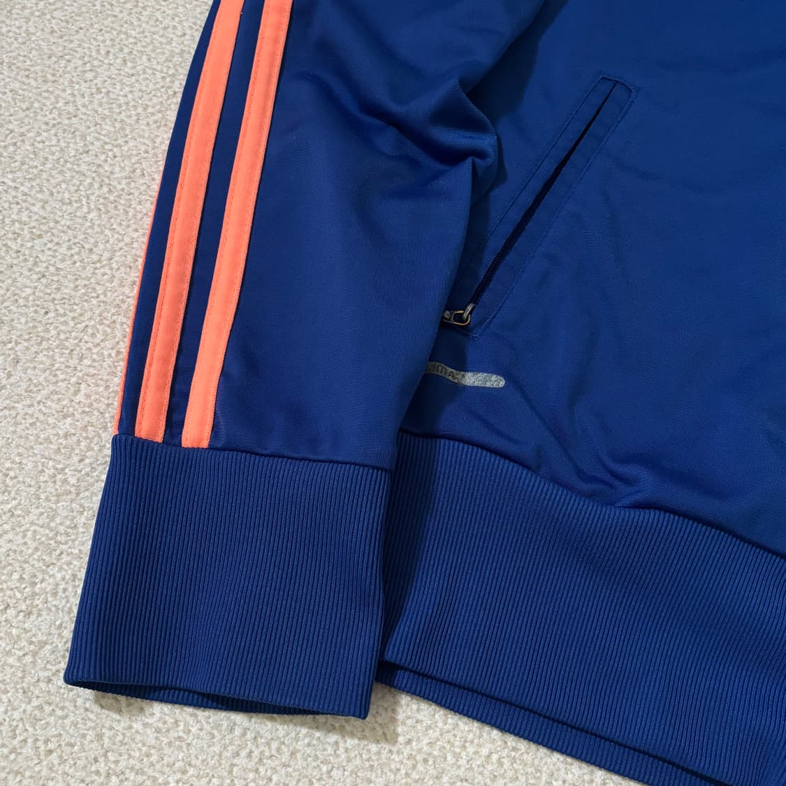 아디다스 블루 스몰로고 트랙탑 져지 상품이미지4