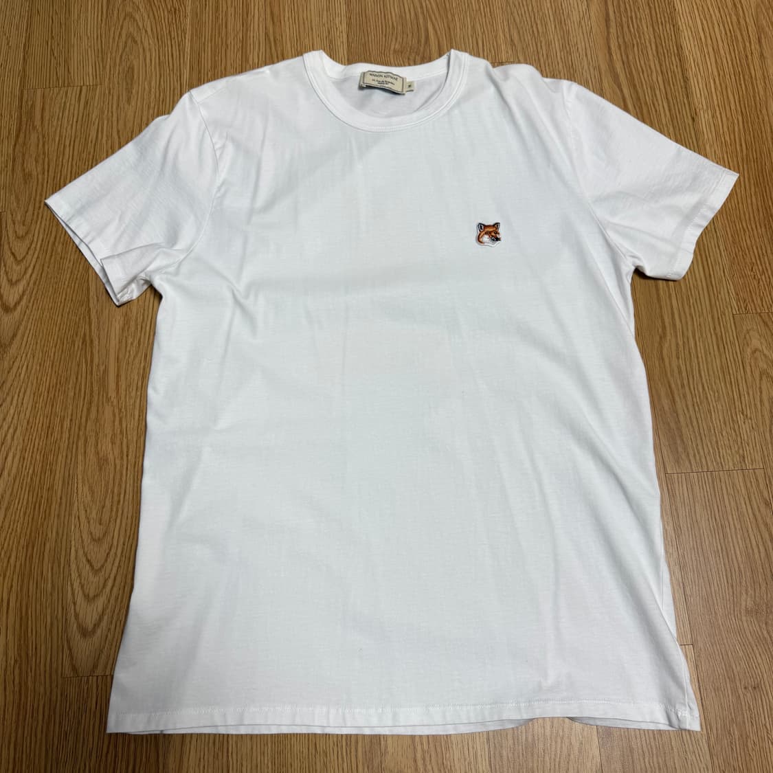 (M) 메종키츠네 폭스헤드 반팔 [화이트] 상품이미지2