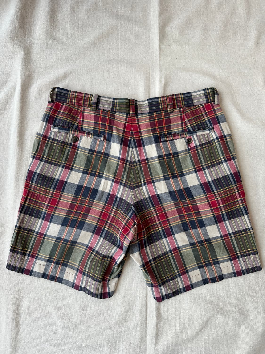 브룩스브라더스 마드라스풍 멀티 체크 쇼츠 34 상품이미지5