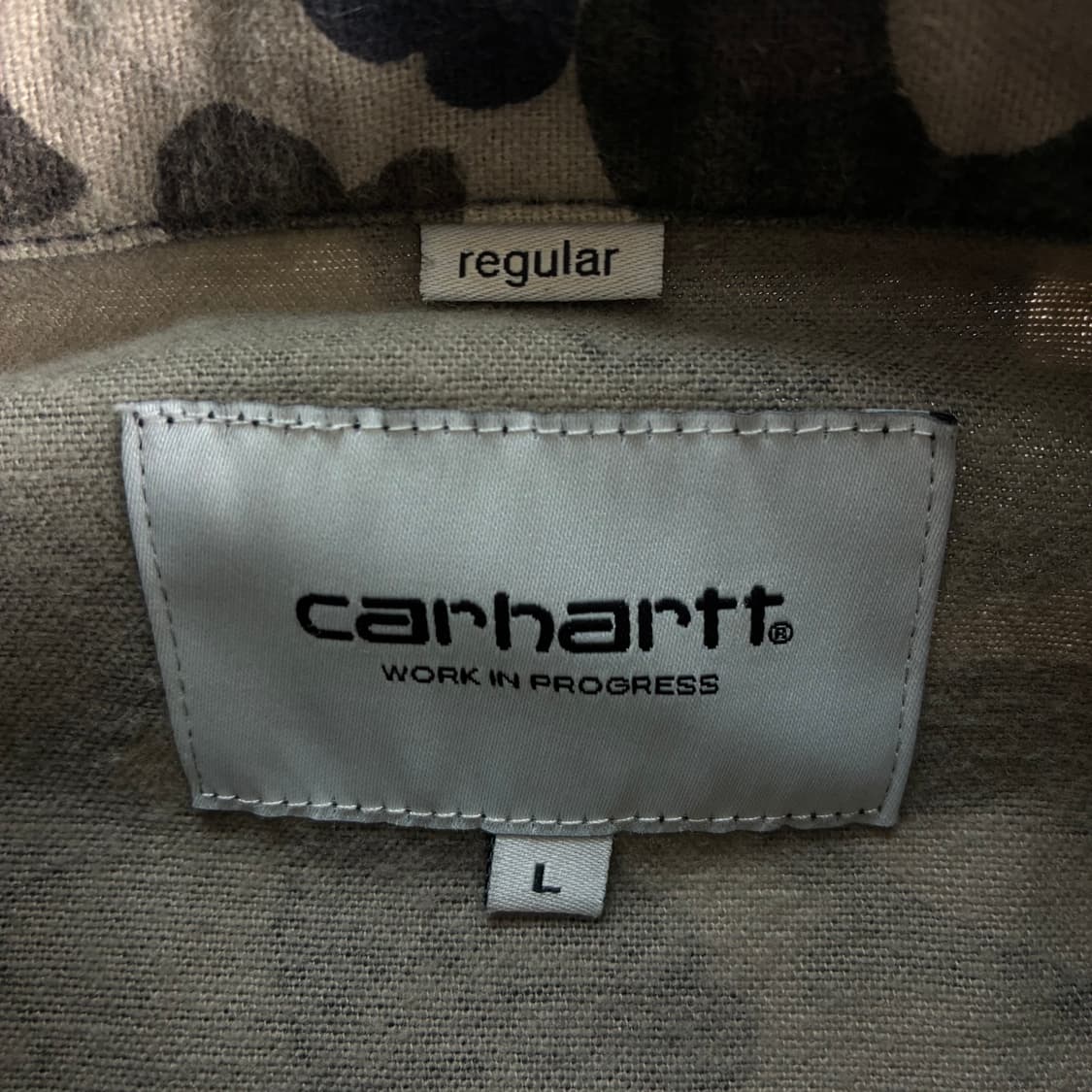 Carhartt  칼하트 WIP 카모플라주 립스탑 워크 셔츠  상품이미지5