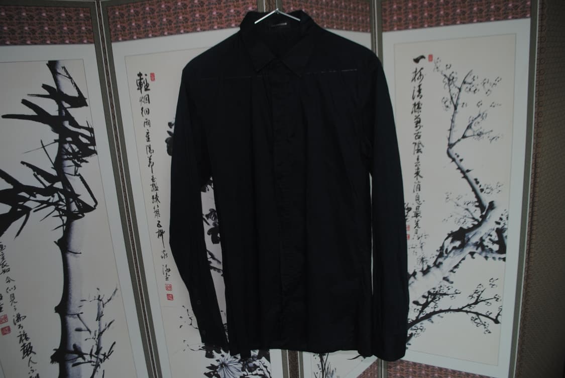 Kris van assche 뒷 절개 셔츠 상품이미지1