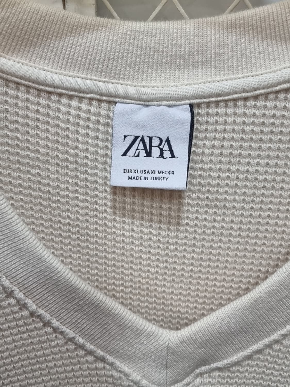 자라 V넥 와플 니트 베스트 (C710 상품이미지3