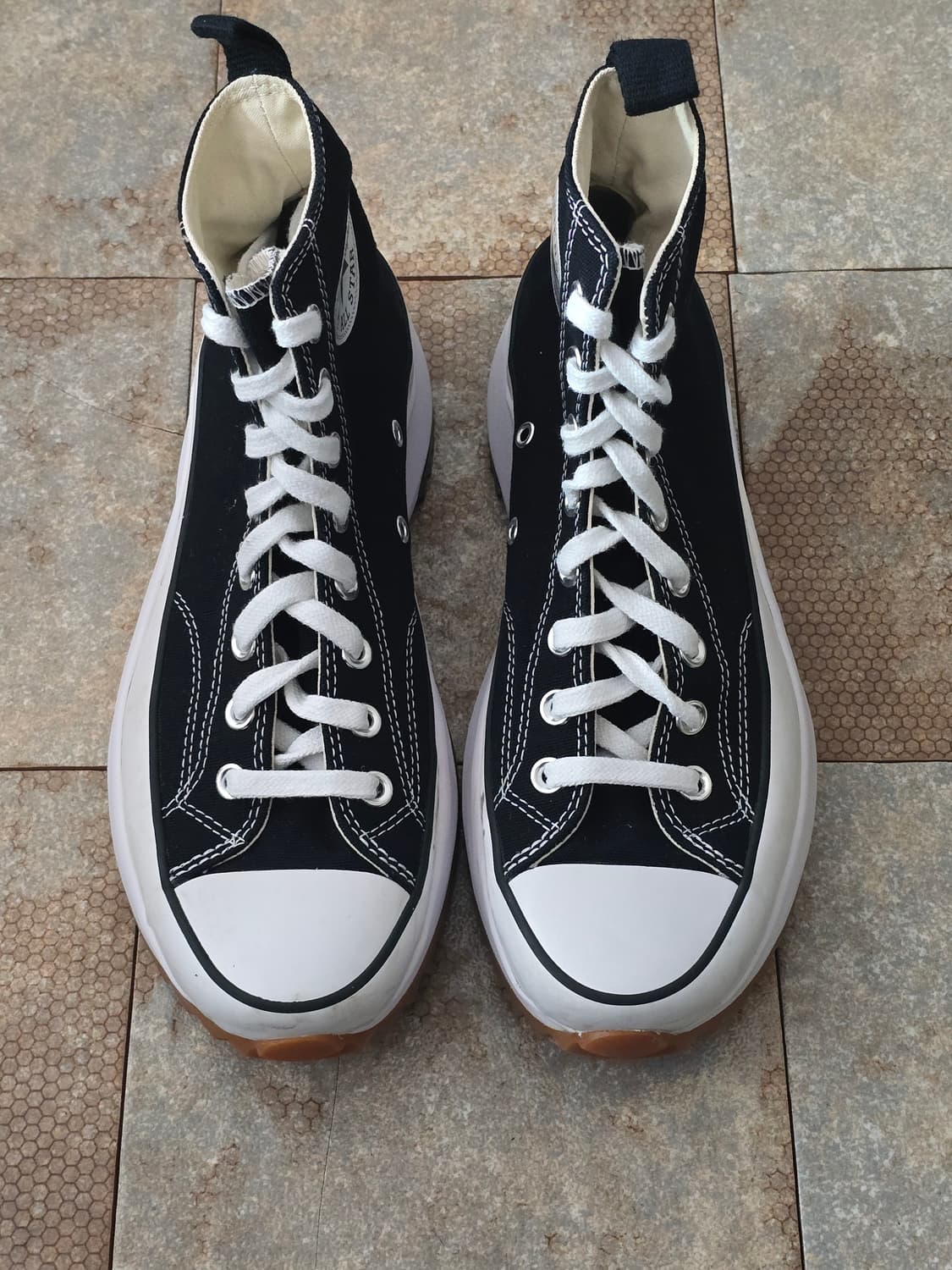 (260)컨버스 런스타 하이크 하이 검흰  상품이미지1