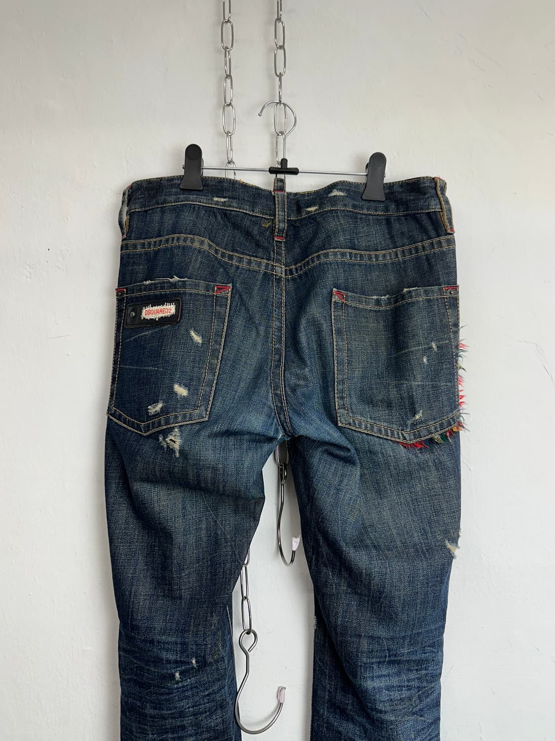 DSQUARED2 Flannel-Lined Distressed Slim  상품이미지8