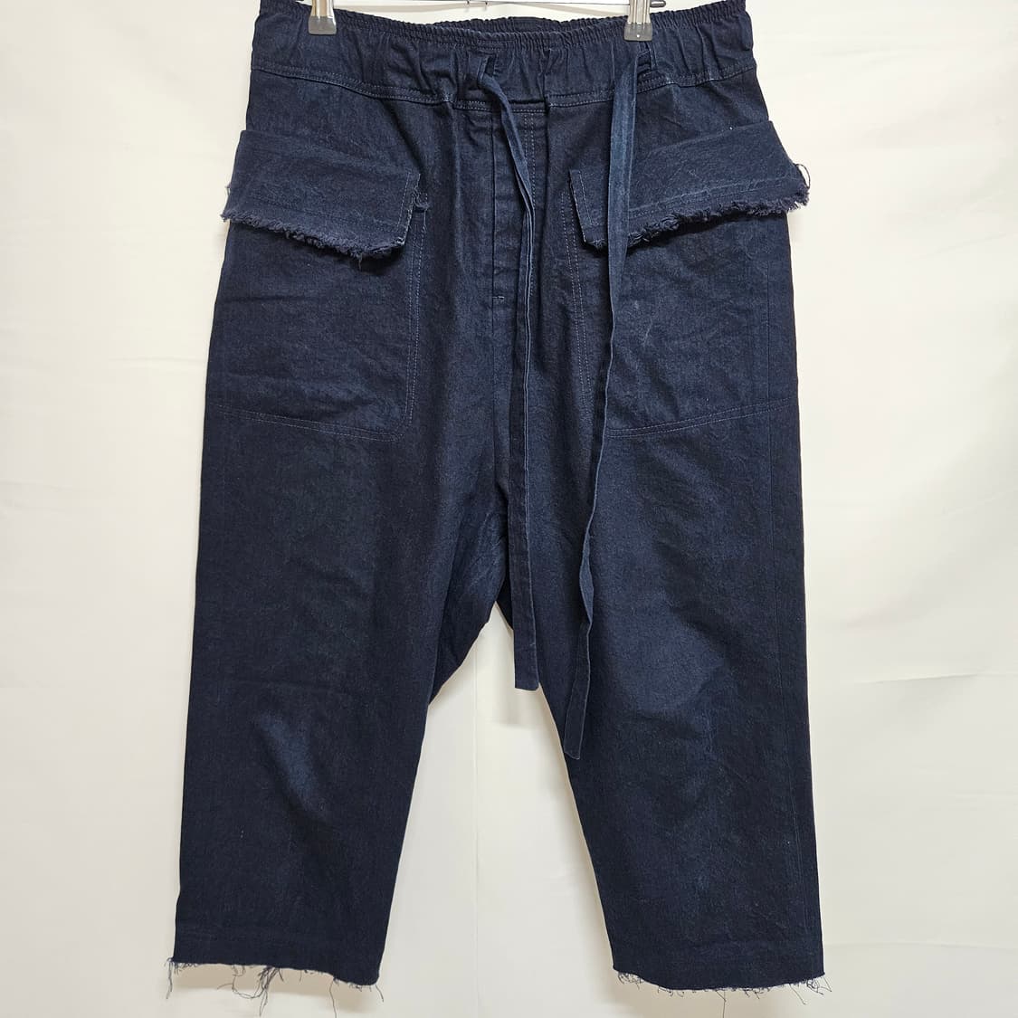 M 다미르도마 7부 데님 배기팬츠 상품이미지1