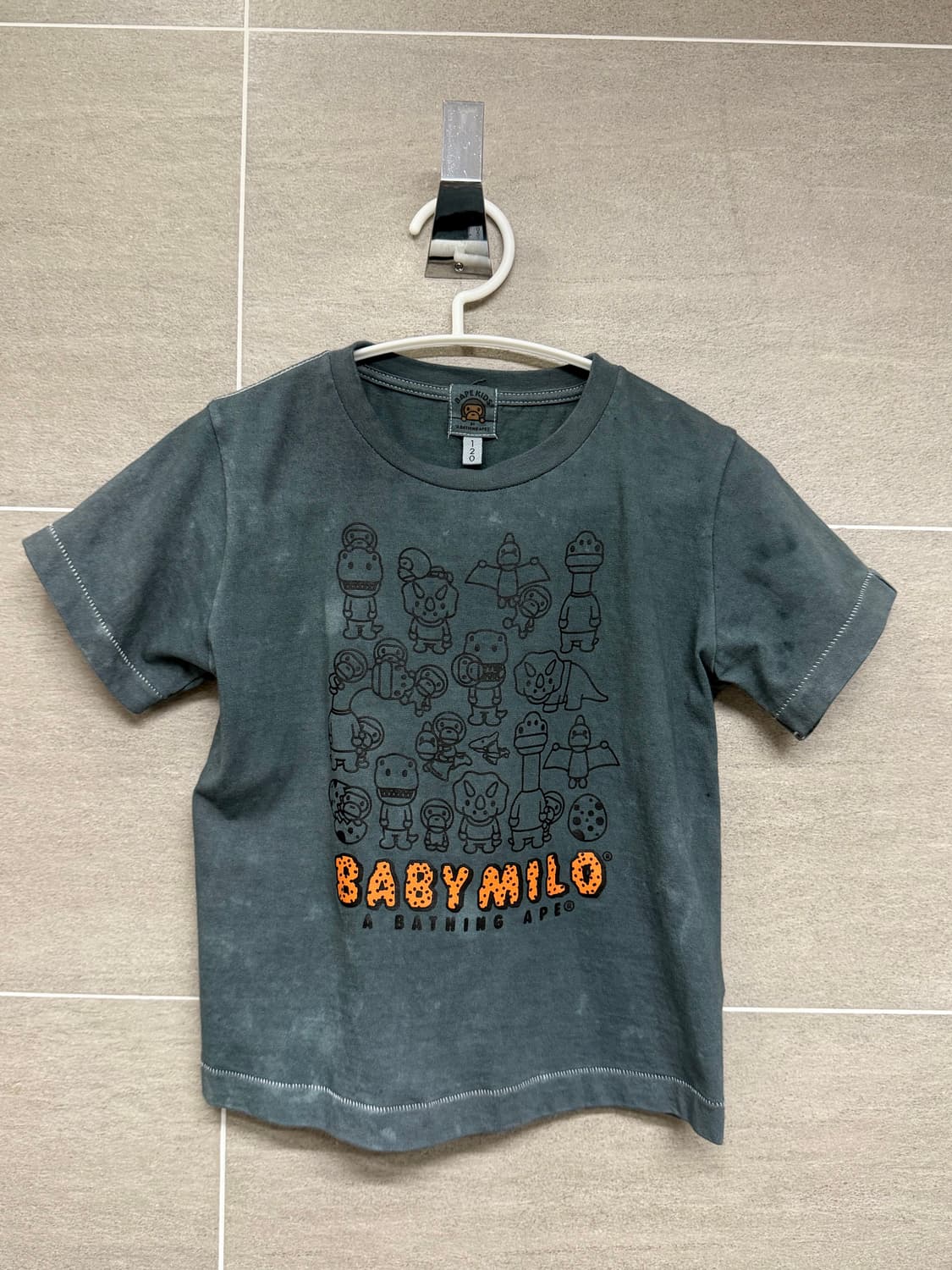 베이프 키즈 공룡 반팔 120 상품이미지1