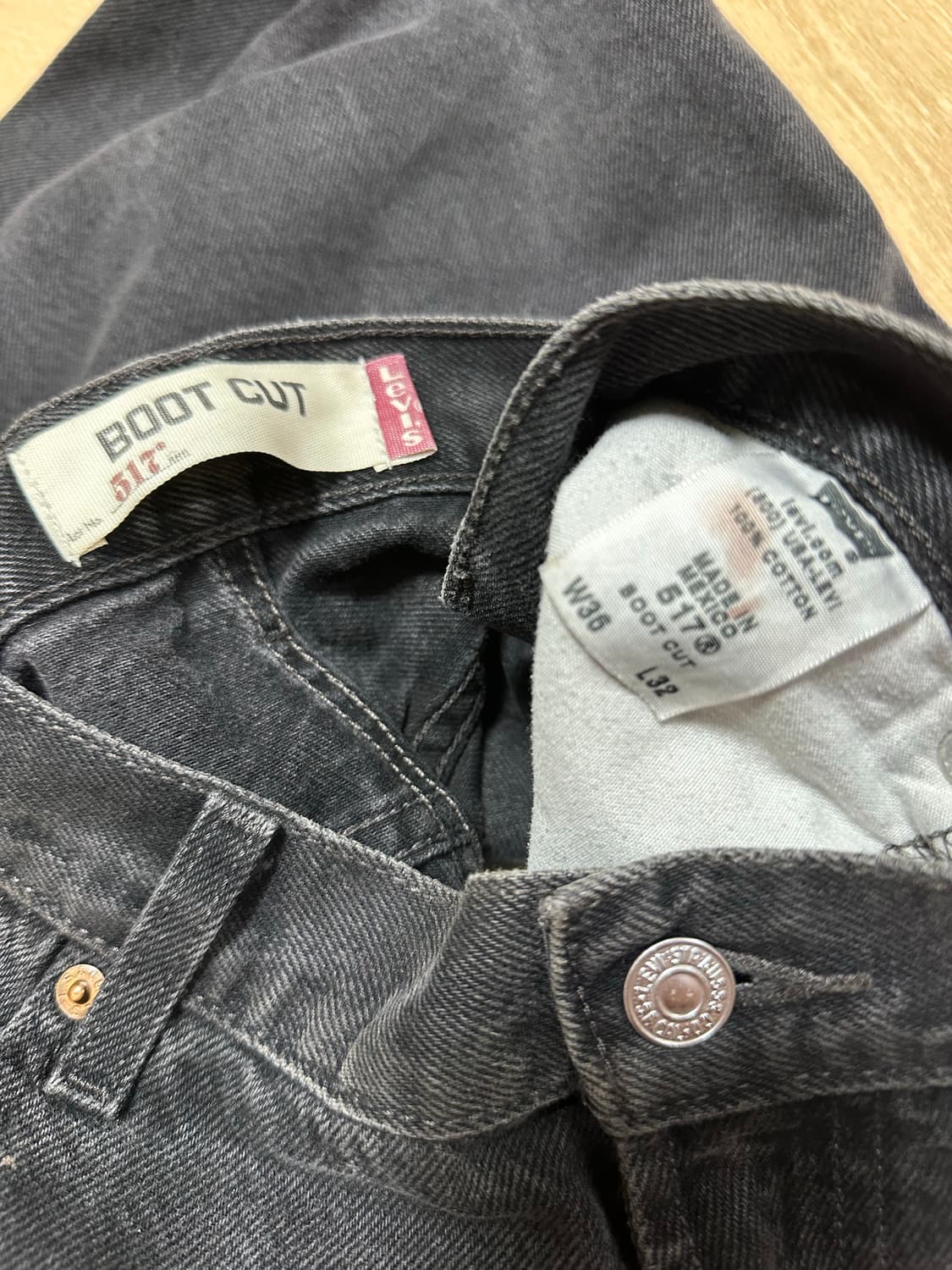 00‘s 리바이스 517 흑청 36 상품이미지7