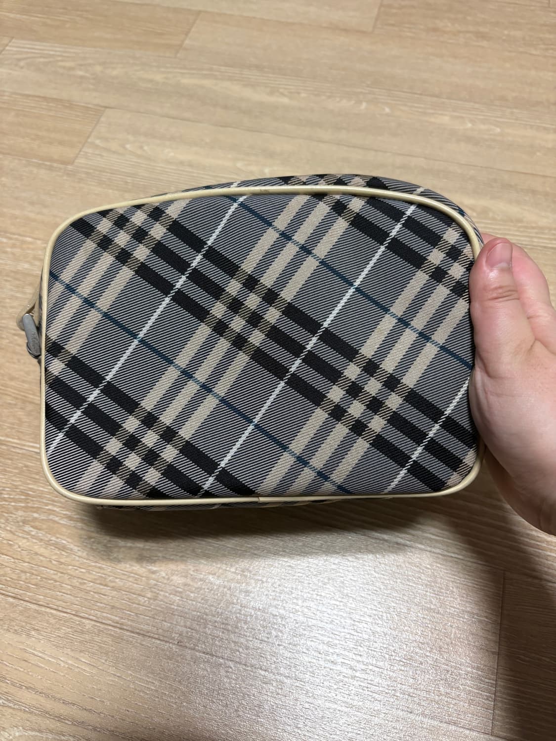 버버리 블루라벨 블루체크 크로스백 상품이미지2