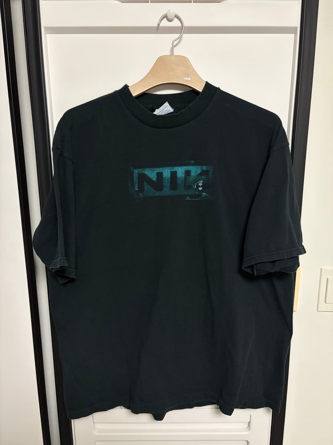 [XL] 90s 빈티지 NIN 밴드티 nothing made in usa 상품이미지1