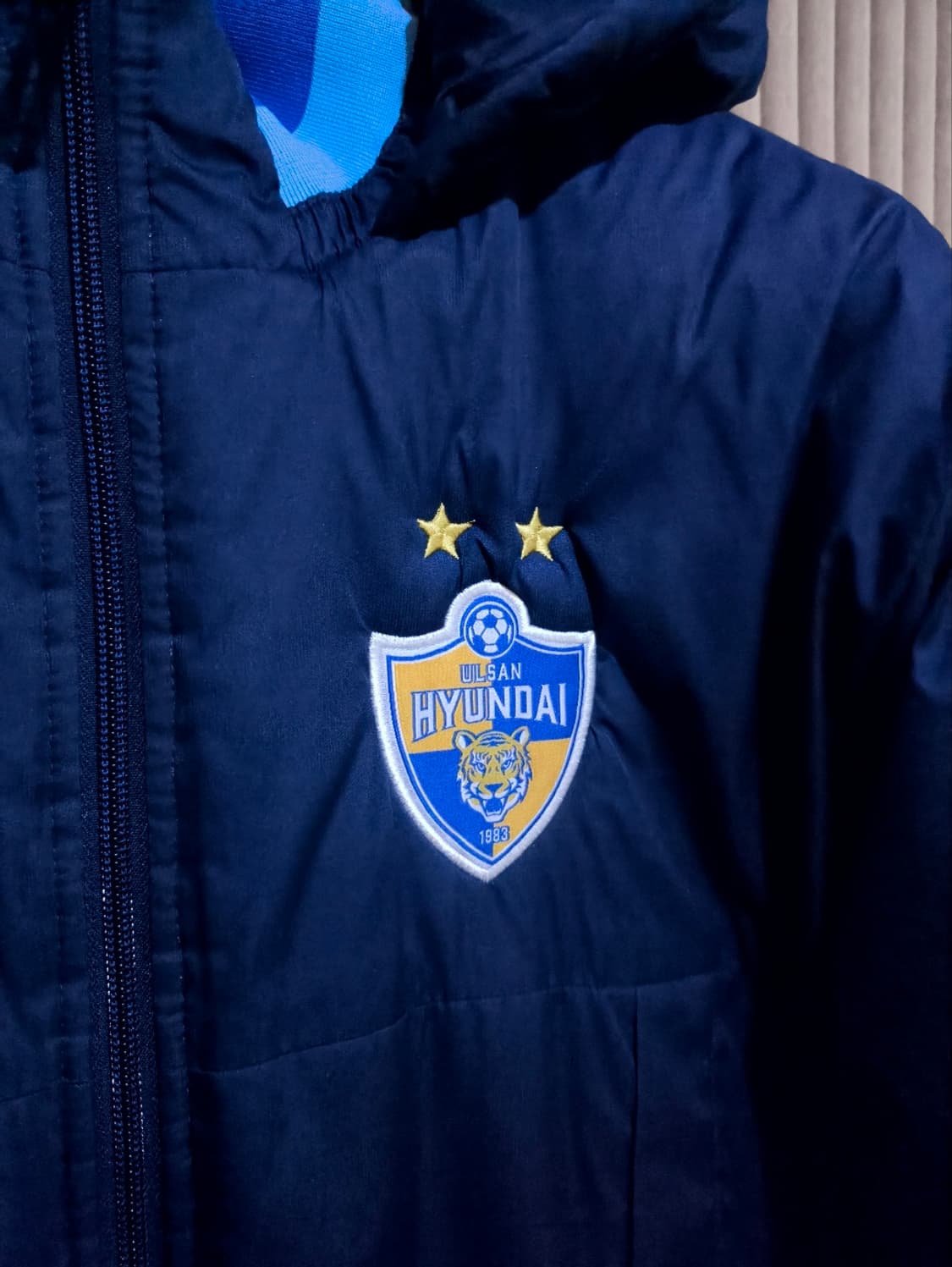 105 아디다스 울산 현대 콘디보 선수지급 롱패딩 상품이미지4