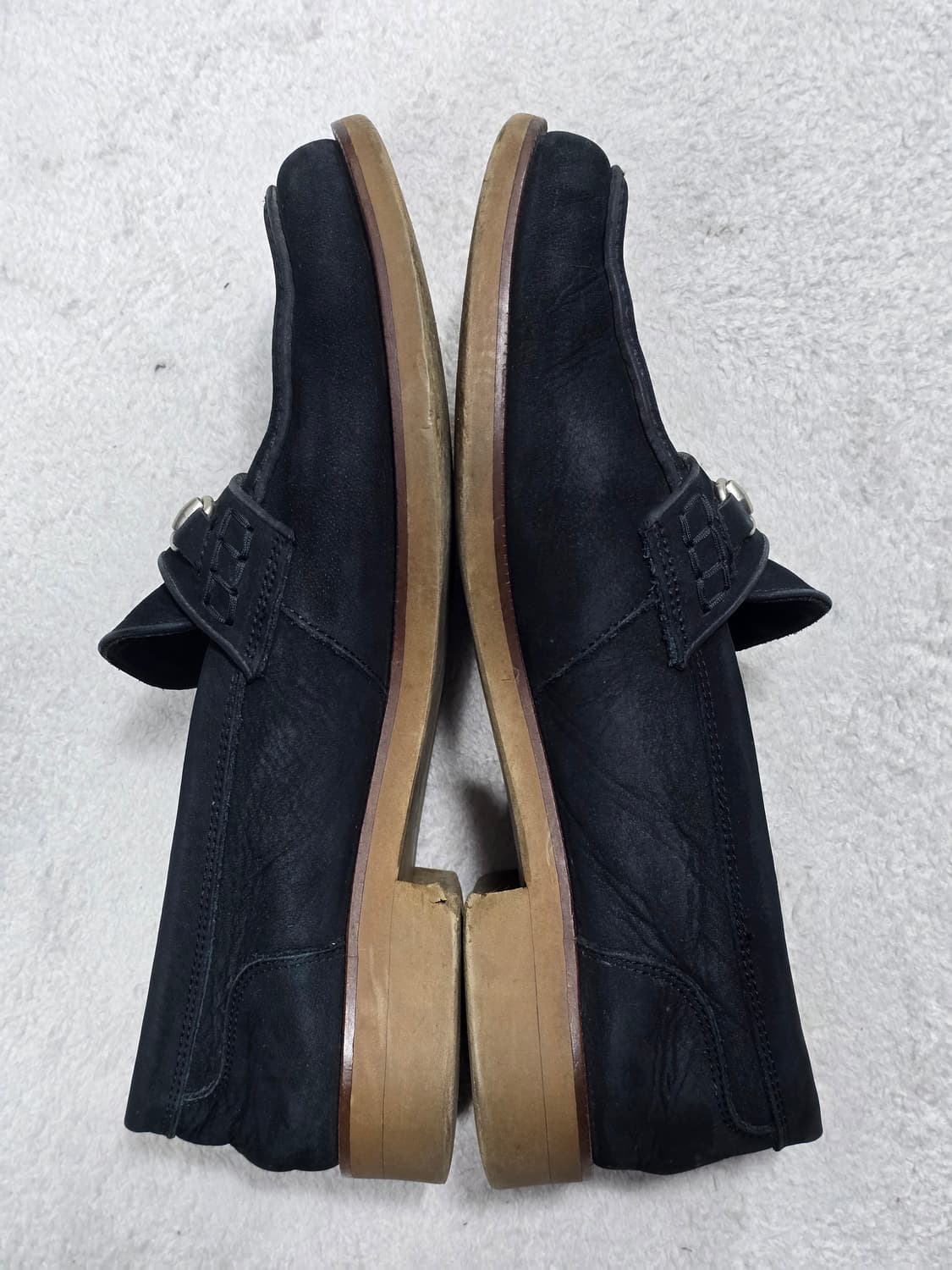 YSL 입생로랑 블랙 스웨이드 로퍼 255 상품이미지5