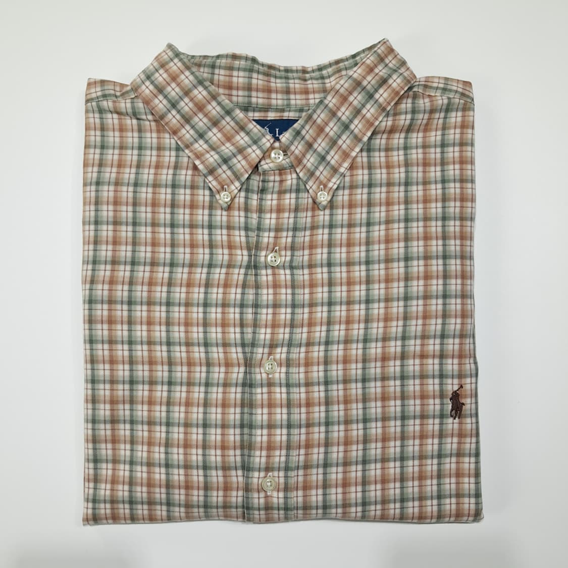 CL629 3XB 폴로 00s 태터솔체크 버튼다운 멀티컬러 셔츠 남방 상품이미지7