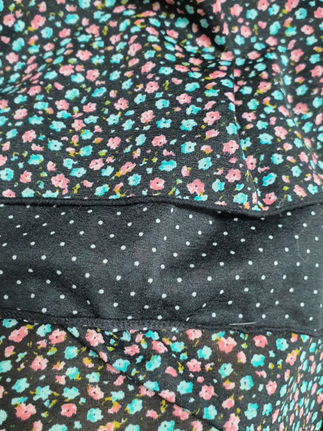 [일본빈티지] 플라워 프린트 레이어드 끈 나시 원피스 상품이미지6