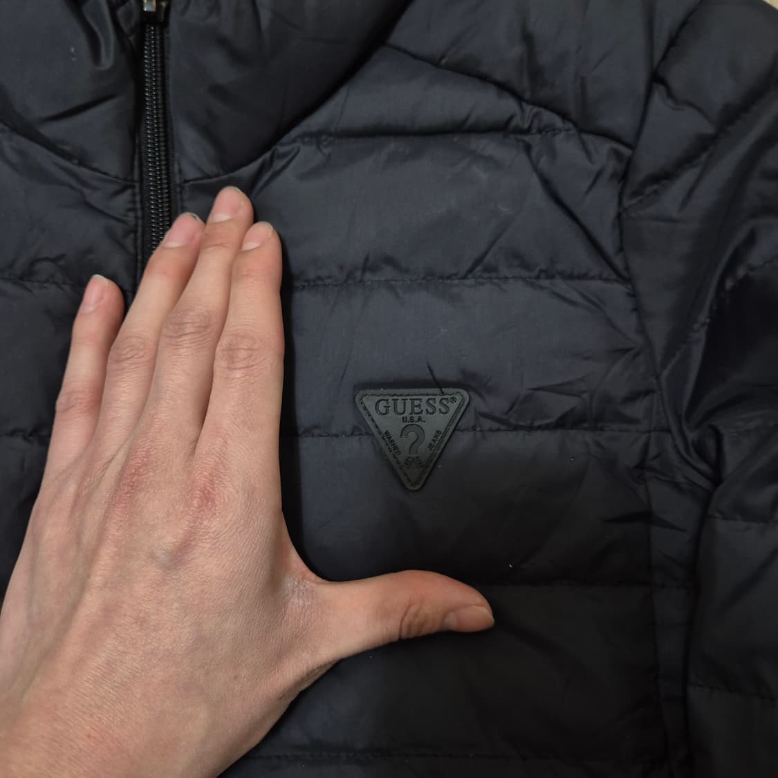 게스 로스앤젤레스 키즈 와펜로고 구스다운 경량패딩 65-130 상품이미지4