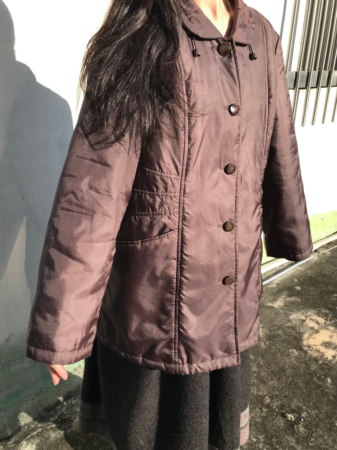 다크브라운 패딩코트 상품이미지3