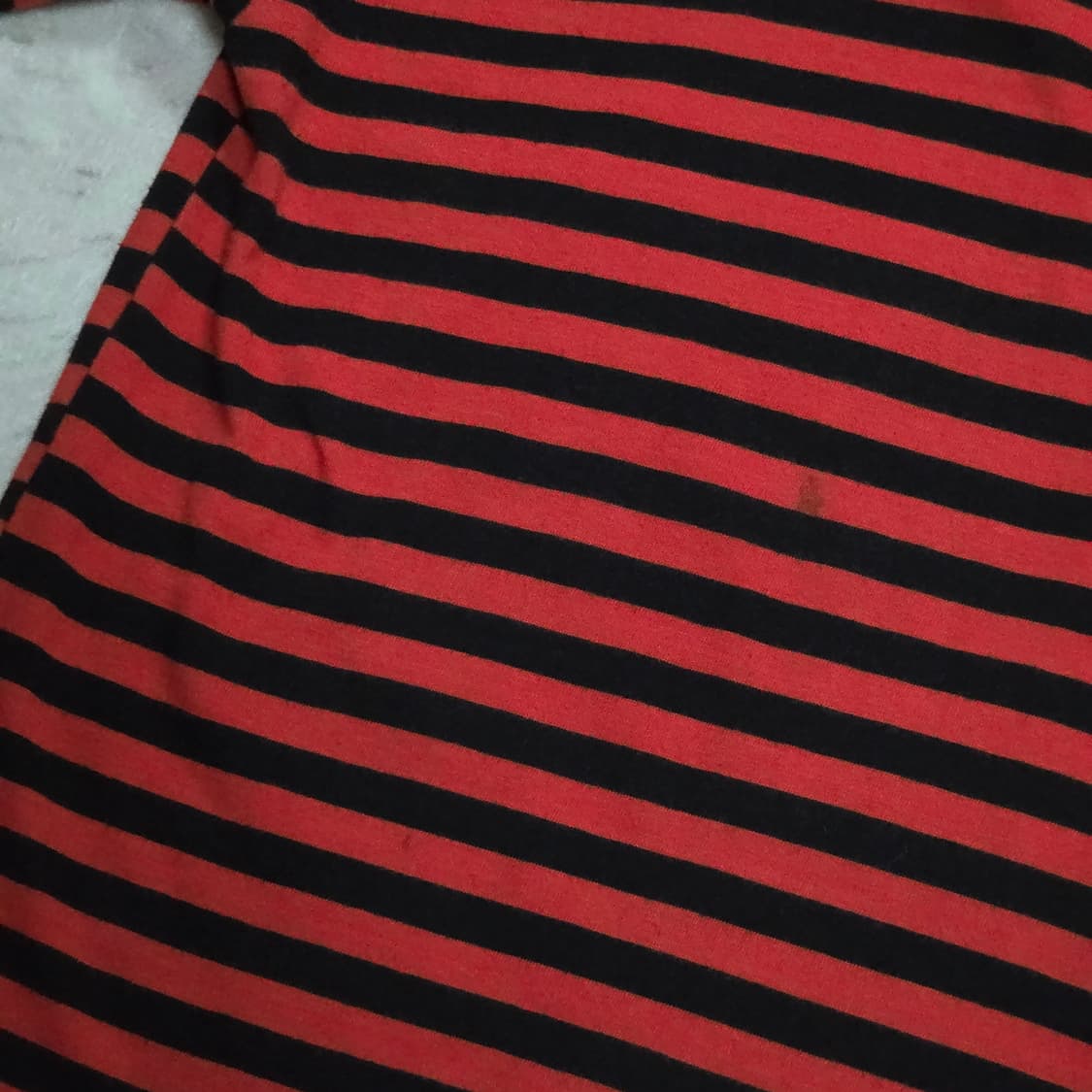 DIFF 레드 블랙 단가라 롱슬리브 상품이미지3