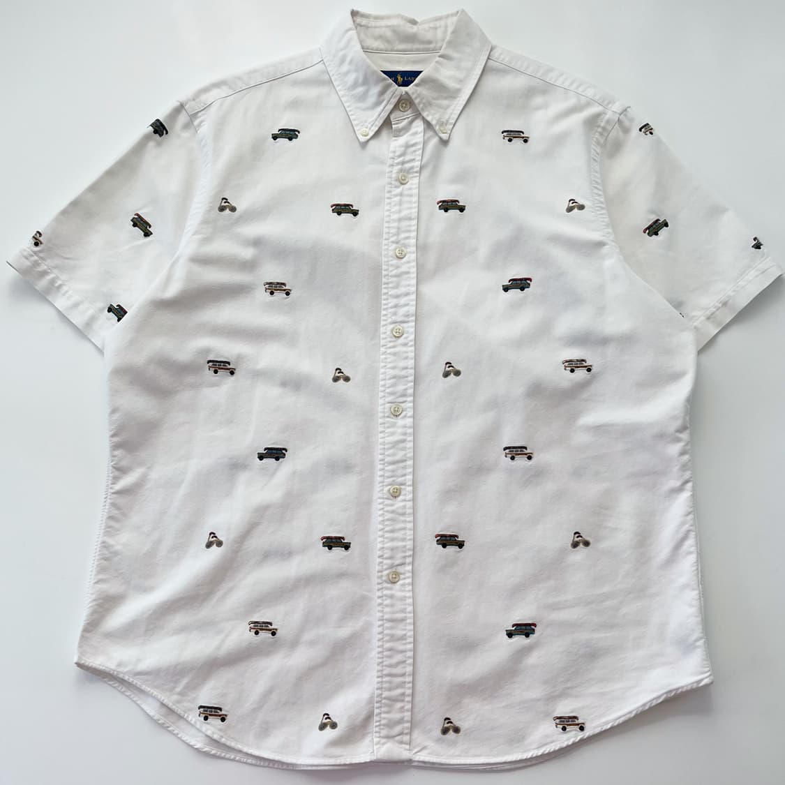 폴로 랄프로렌 신형라벨 아이코닉 패턴 반팔 셔츠 상품이미지3