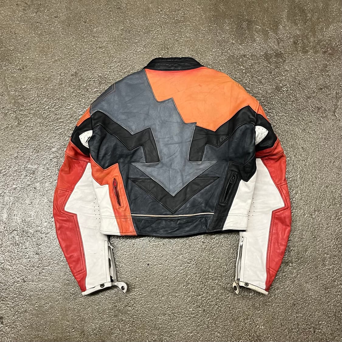 90s Lookwell 가죽 레이싱 자켓 (105) 상품이미지3