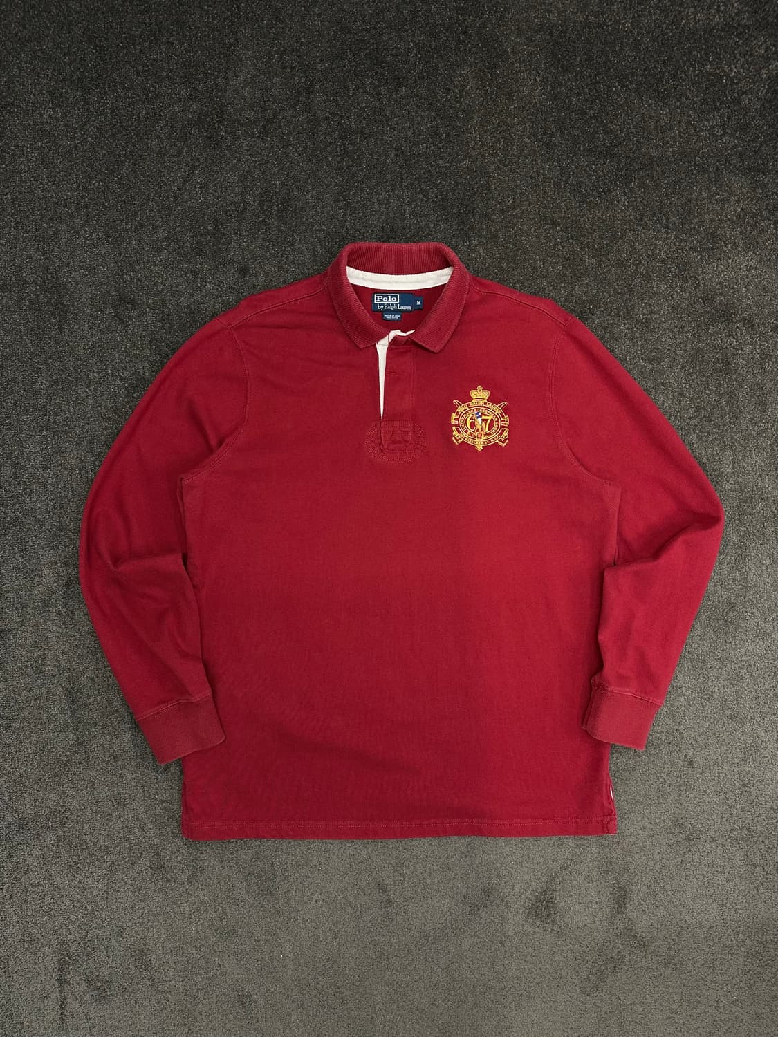 폴로 랄프로렌 럭비티 M 버건디 상품이미지1