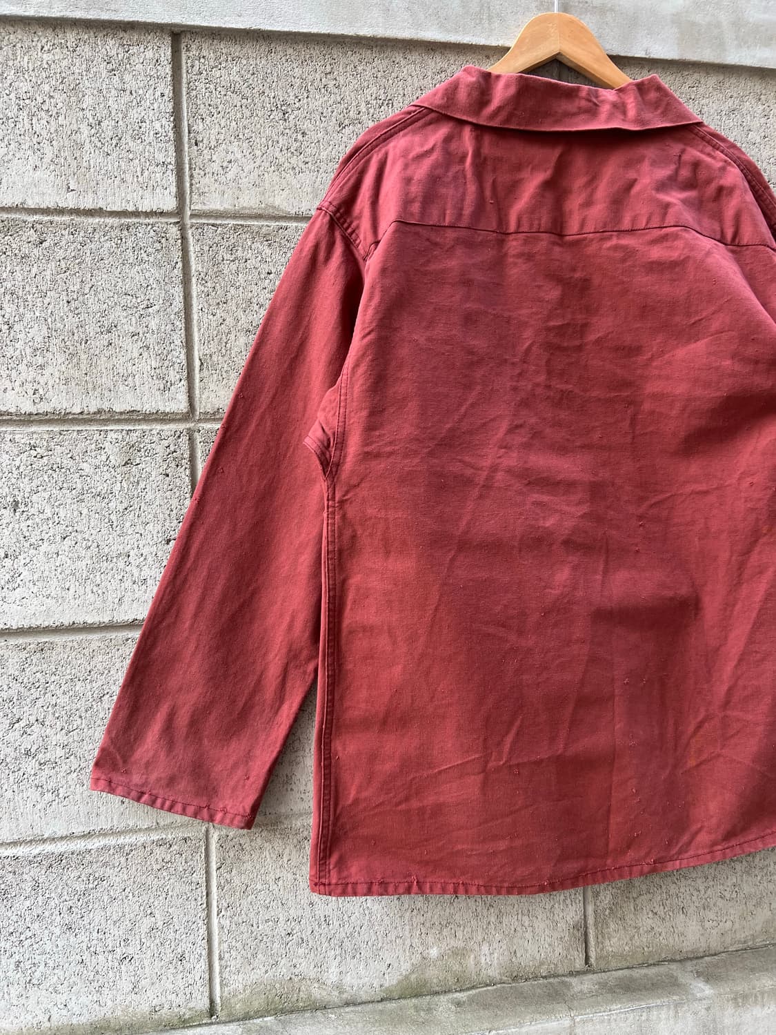 FADED RED OLD FRENCH FISHERMAN 피셔맨스목자켓 상품이미지9