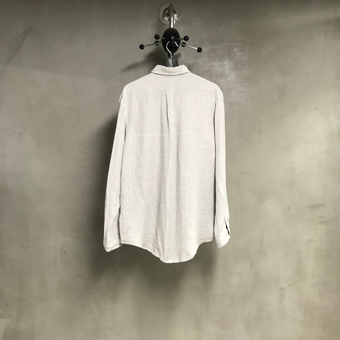 폴로 랄프로렌 QR 린넨 셔츠 그레이 L 상품이미지6