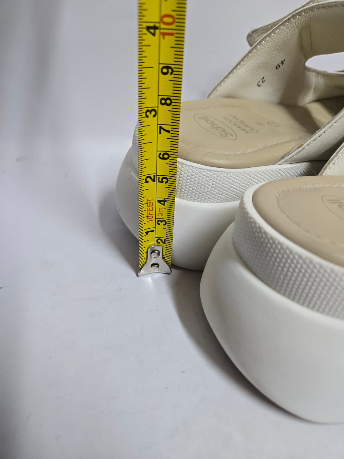 Scholl 숄 화이트 버클 플랫폼 샌들 37 235~240 상품이미지9