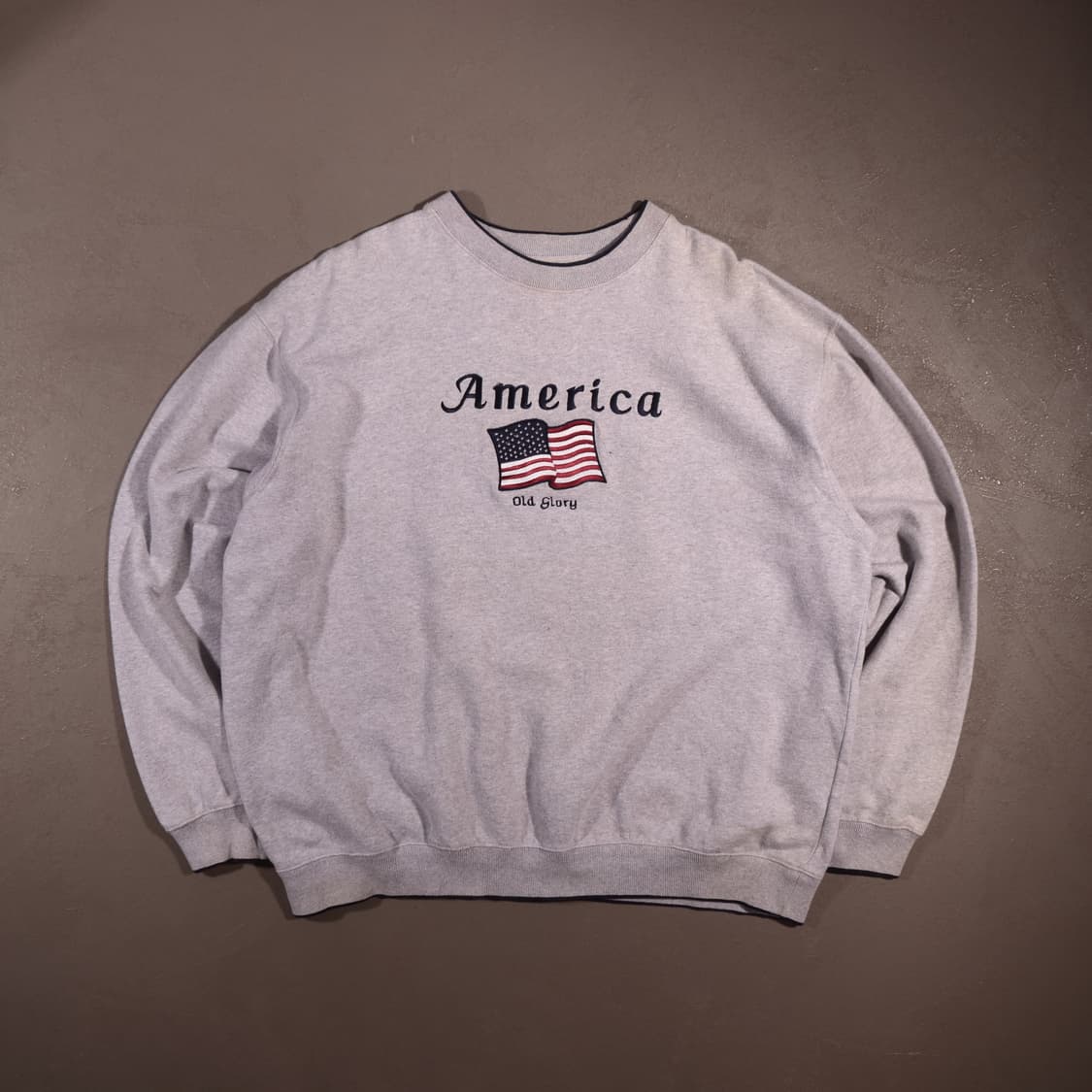 빈티지 USA 자수 스웻셔츠 상품이미지1