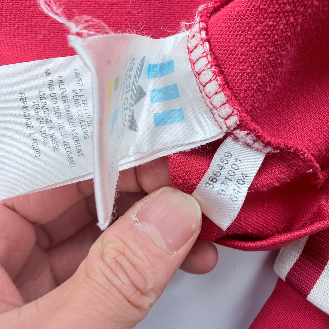 아디다스 산레모 00s 레드 화이트 트랙탑 져지 상품이미지3