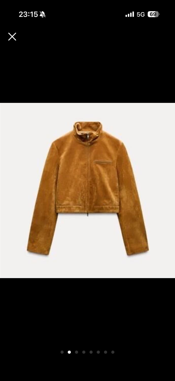 zara 자라 레더 자켓 (100%가죽) 상품이미지2