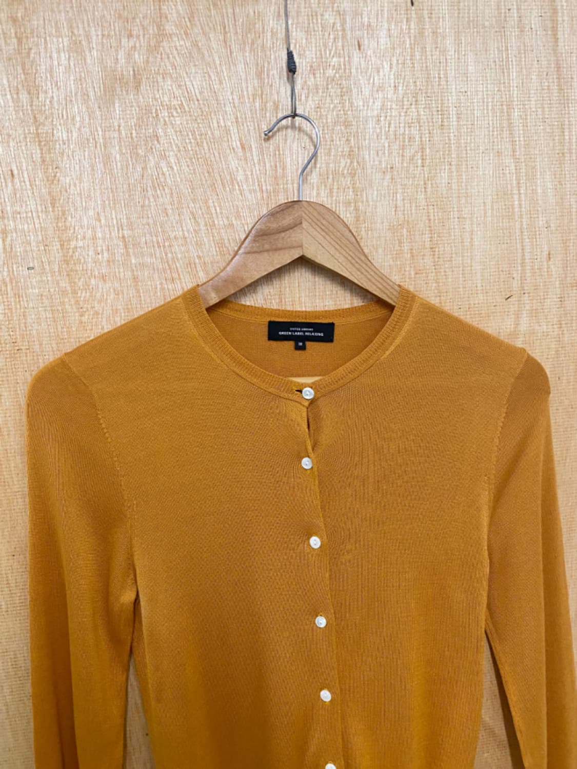 카라리스 실크 가디건 collarless silk cardigan 상품이미지5