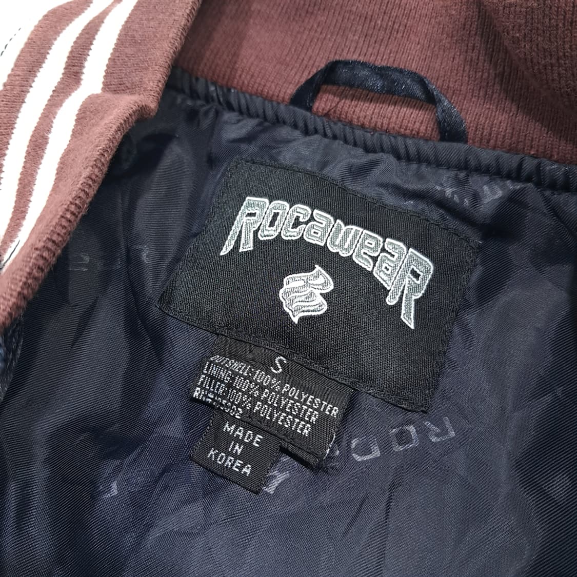 CL937 S 로카웨어 00s 한국판 새틴 바시티자켓 상품이미지3