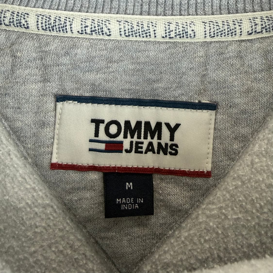 M) 타미진스 자수로고 맨투맨 그레이 상품이미지3