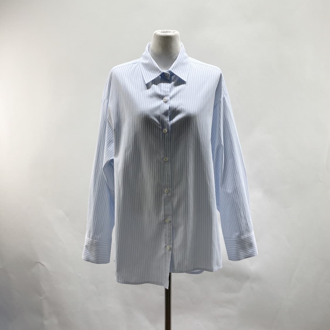 simplicity 여성캐쥬얼셔츠 루즈 스트라이프 F 상품이미지1