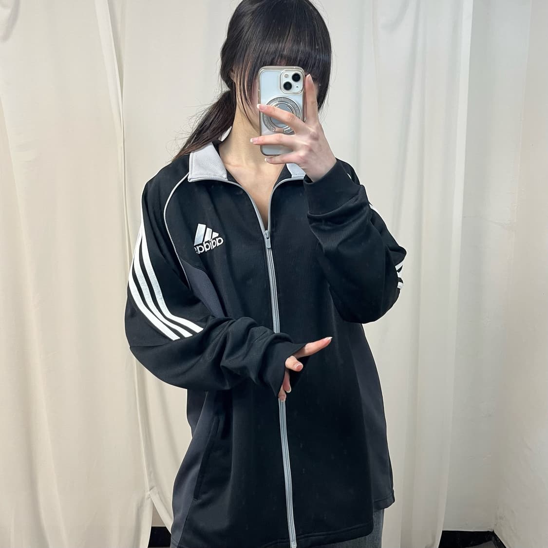 Adidas Japan black white block jersey 상품이미지2