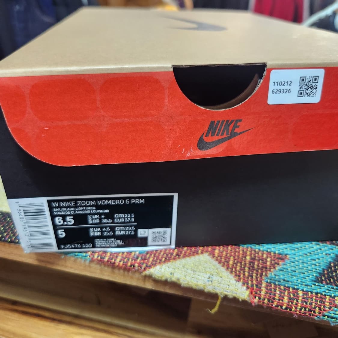 나이키 줌 보메로 울프그레이 w 235 크림 상품이미지7