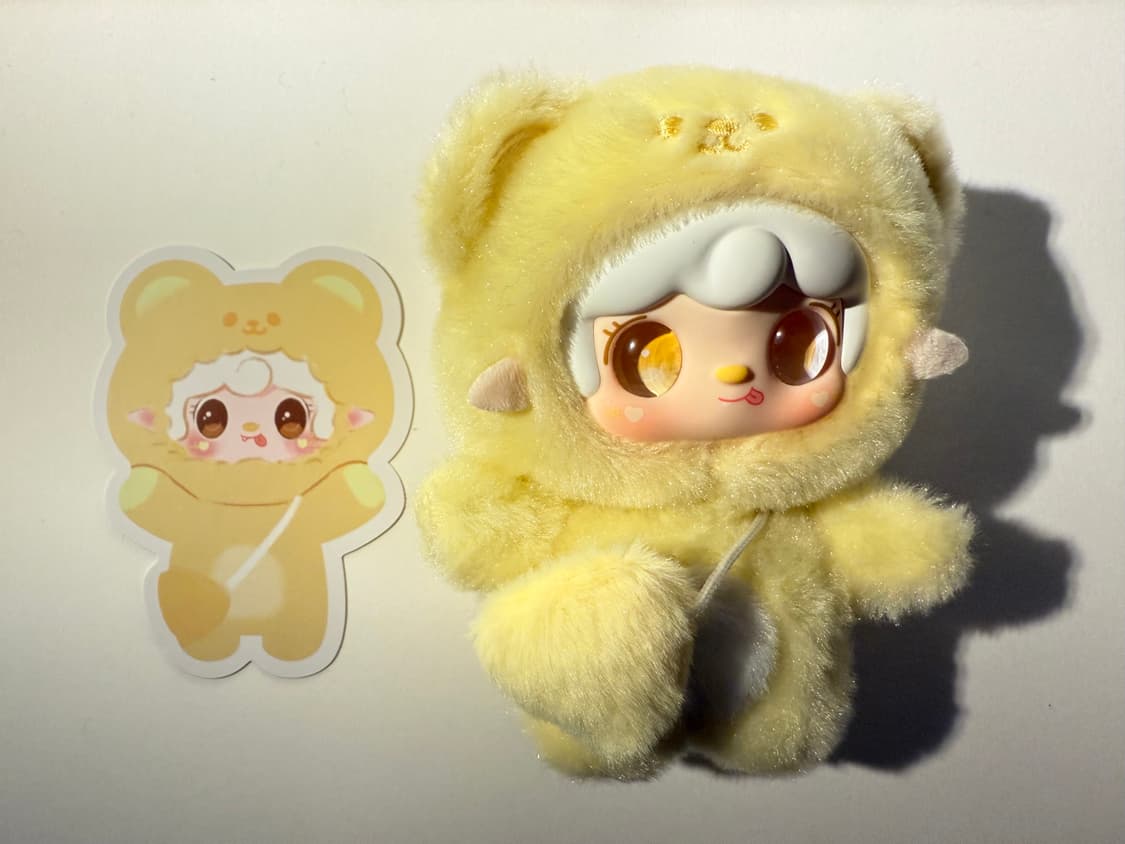 Yooki V4 유키 인형 키링 노랑 상품이미지5