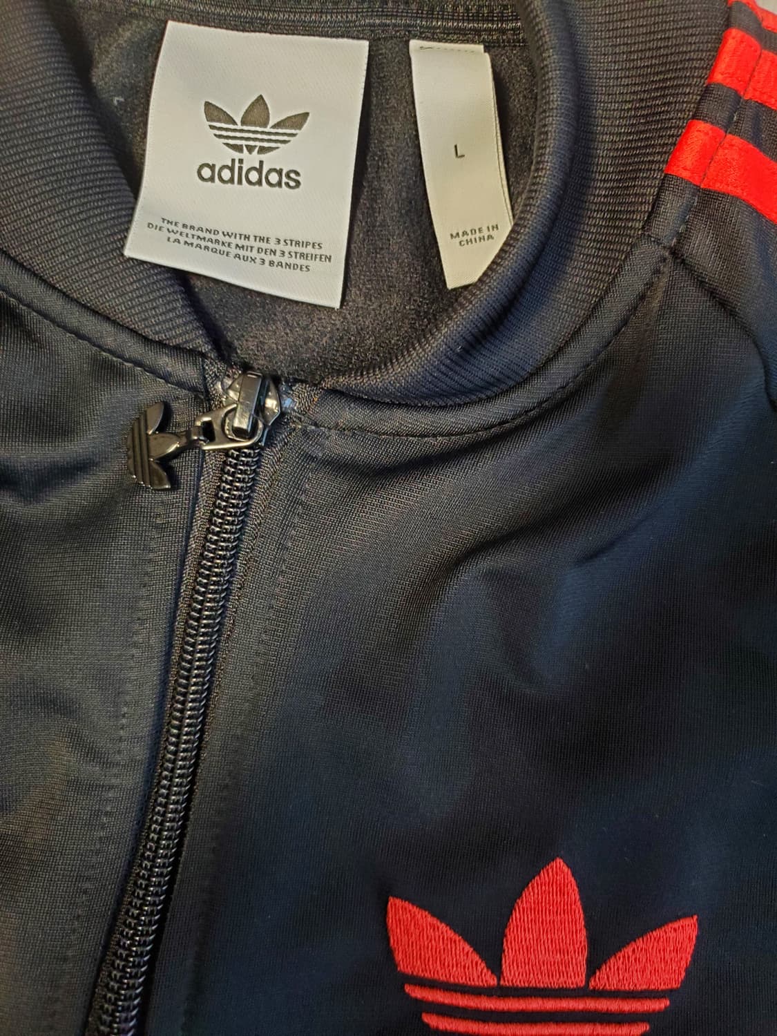 새상품급)아디다스 오리지널 슈퍼스타 DMC 트랙탑 집업 저지 GK0657 상품이미지2