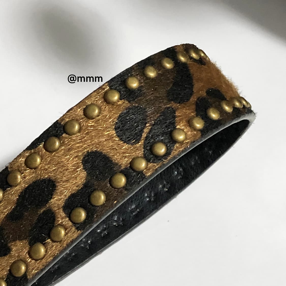 스터드 레오파드 호피 송치 벨트🐆 상품이미지9